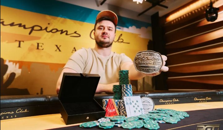 Vladyslav Shovkovyi Gana el Evento Principal del PGT Texas Poker Open