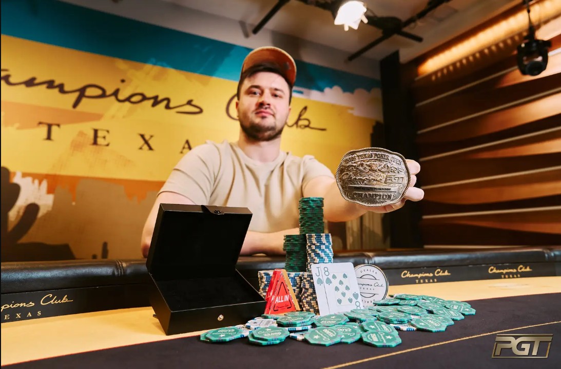 Vladyslav Shovkovyi Gana el Evento Principal del PGT Texas Poker Open