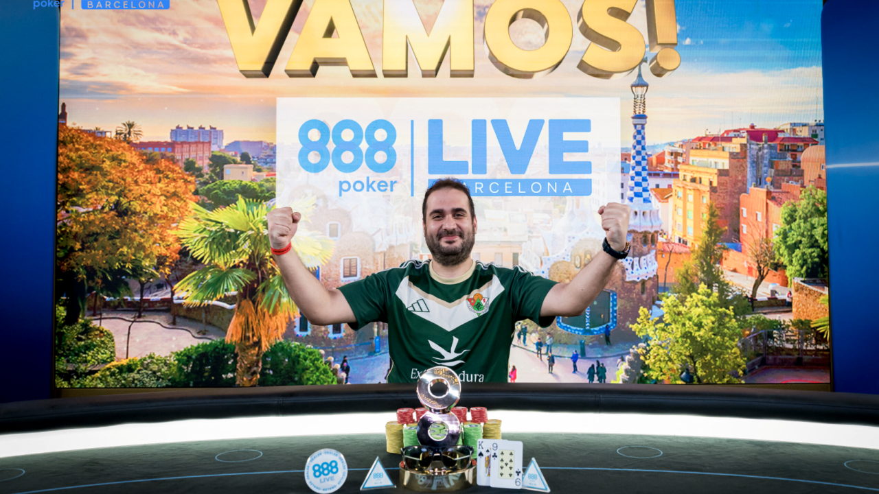 Álvaro Murciano se corona campeón del Main Event de 888poker LIVE Barcelona