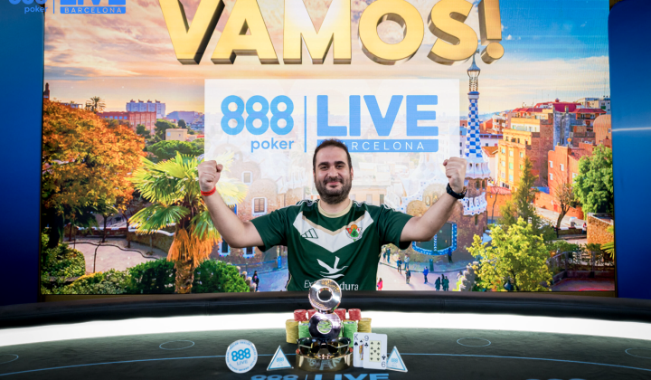 Álvaro Murciano se corona campeón del Main Event de 888poker LIVE Barcelona