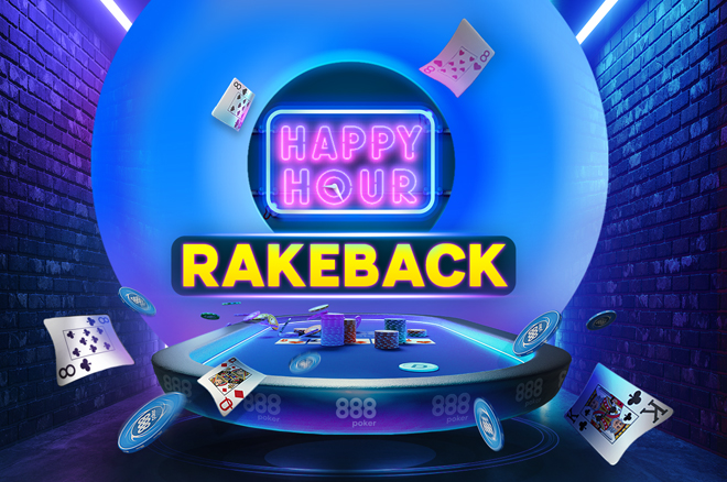 888poker Lanza Promoción «Happy Hour Rakeback» con 30% Extra