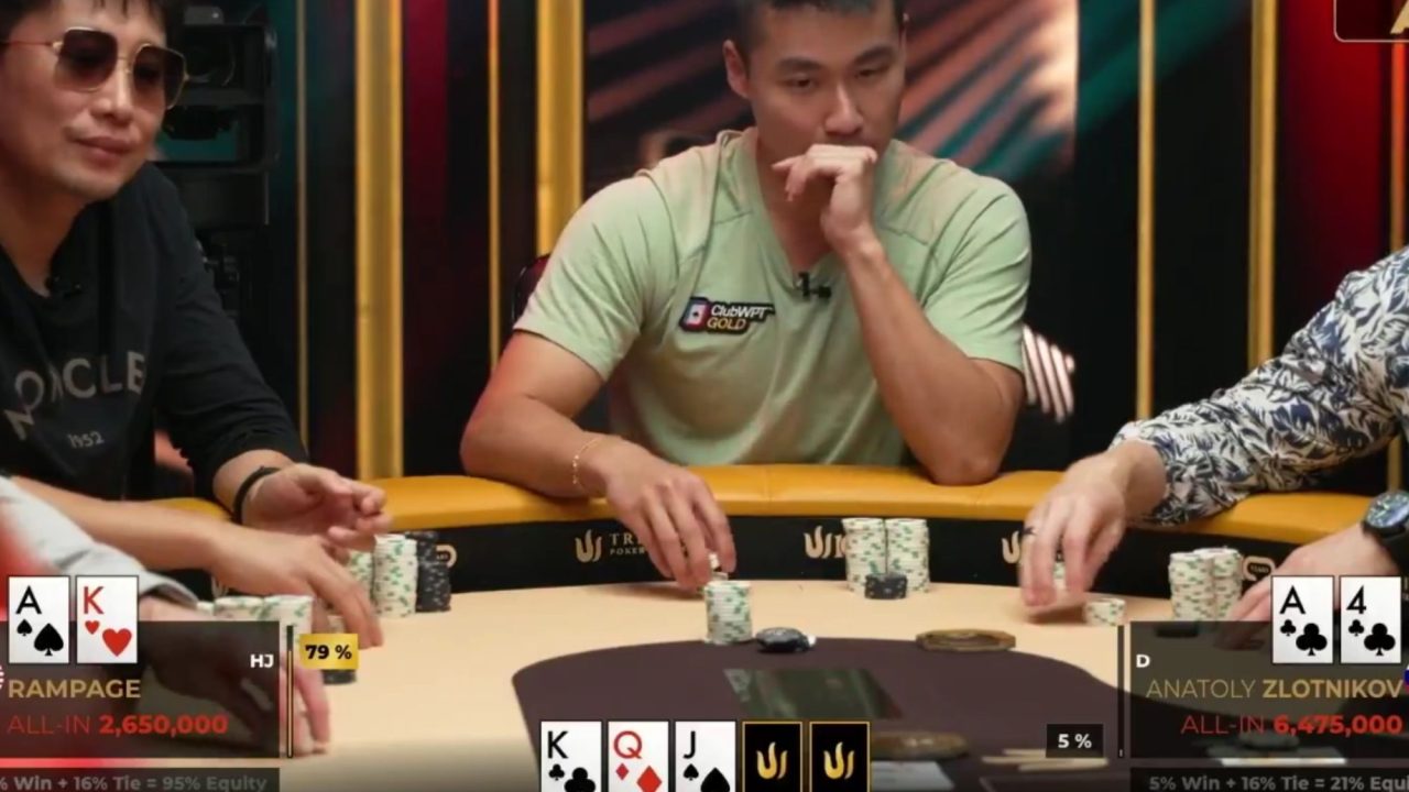 ‘Rampage’ Yau Sufre una Derrota Brutal por Runner-Runner en la Mesa Final del Triton Poker