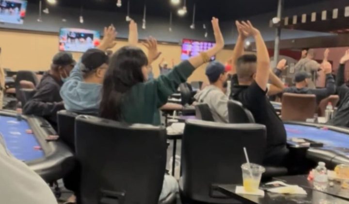 Policía detiene a varias personas en redada con dron a sala de póker ilegal en Texas