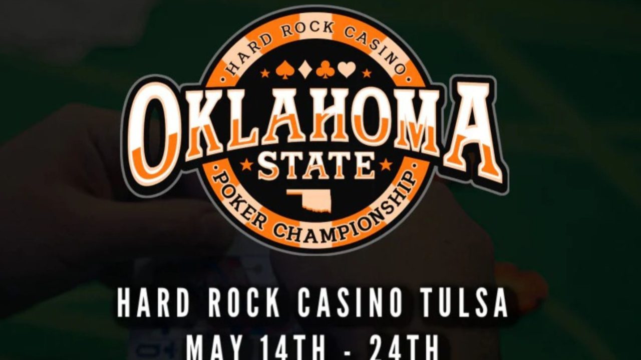 El Campeonato Estatal de Poker de Oklahoma en Hard Rock Comienza el 14 de Mayo
