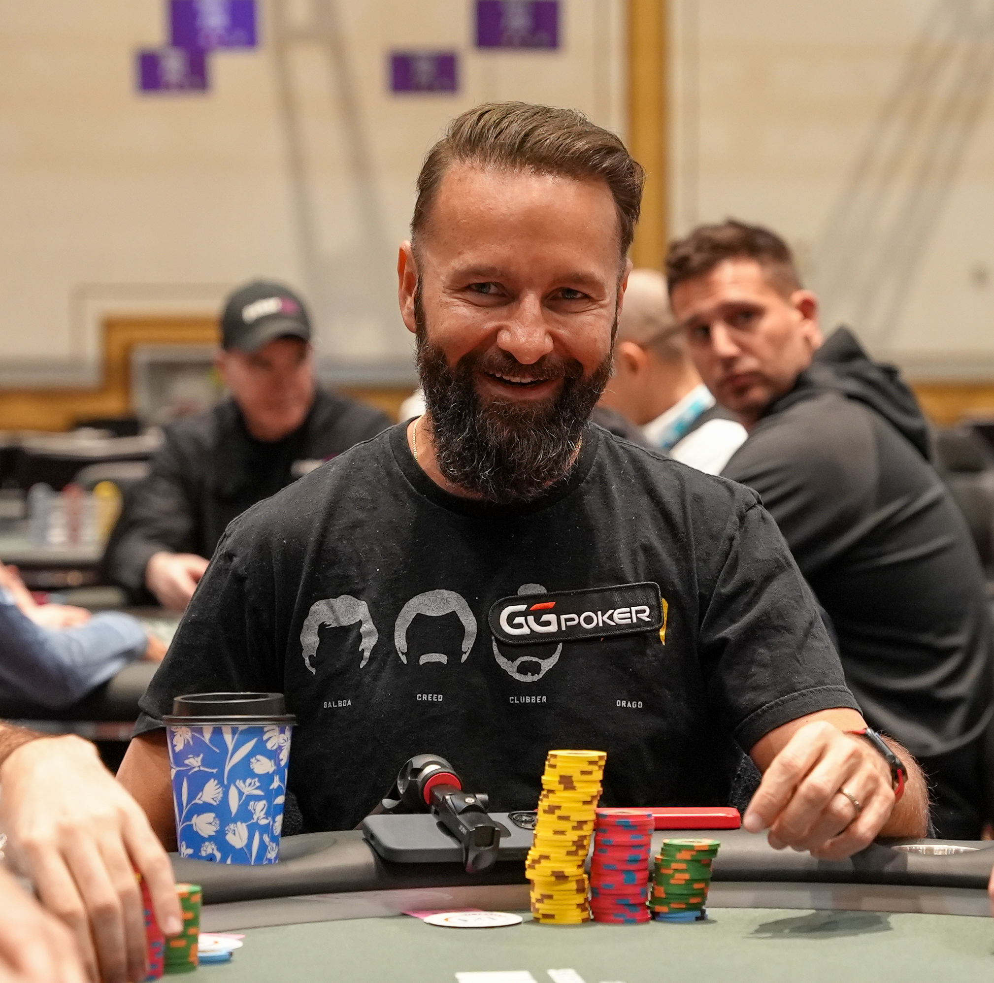 Daniel Negreanu en un torneo de poker