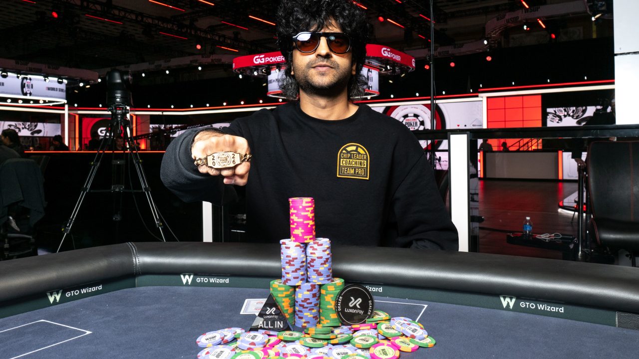Daniyal Gheba se corona campeón del Evento #2 de las WSOP 2026 y gana su primer brazalete