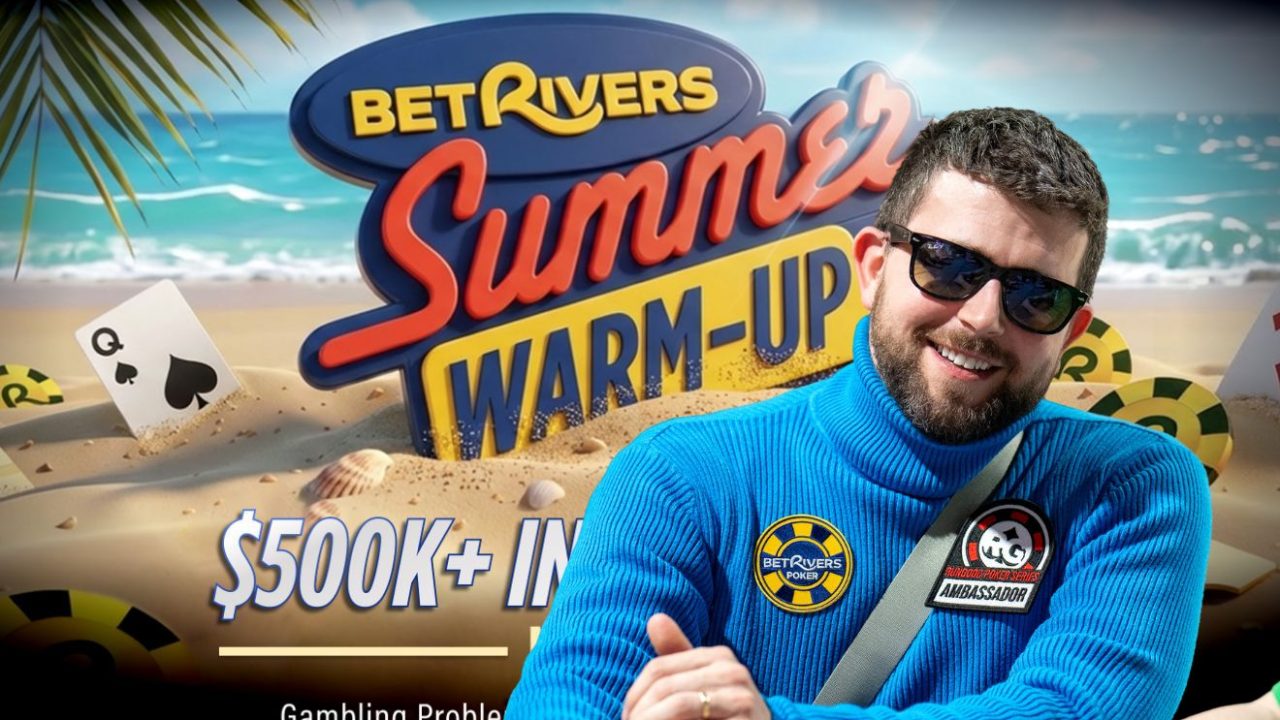 Keith Becker de BetRivers y Otros Ganadores en la Serie Summer Warm-Up