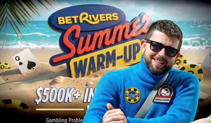 Keith Becker de BetRivers y Otros Ganadores en la Serie Summer Warm-Up