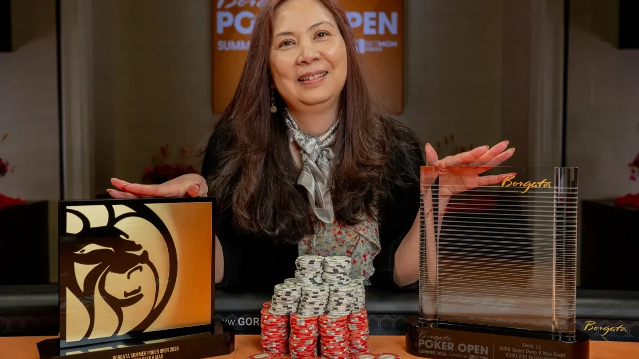 Li Liang hace historia: primera campeona femenina en el Borgata Summer Poker Open