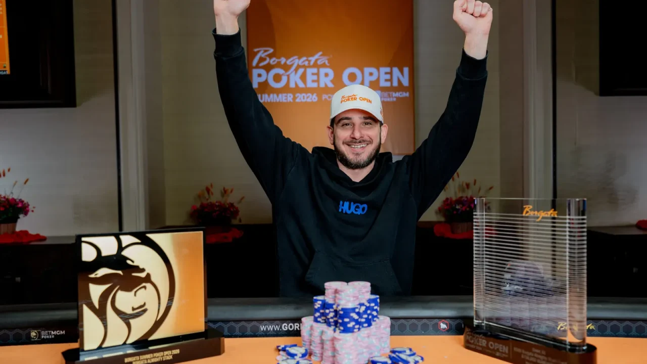 Técnico dental convierte un solo boleto de $500 en un premio de seis cifras en el Borgata Summer Poker Open