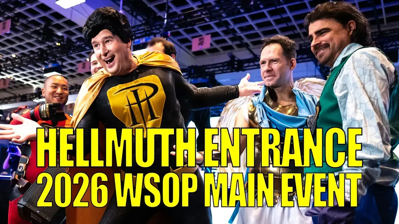 Phil Hellmuth z efektownym wejściem na Main Event WSOP 2026