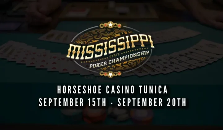 El RGPS Mississippi Poker Championship llega a Tunica con más de $100,000 en premios garantizados