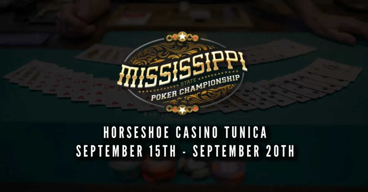 El RGPS Mississippi Poker Championship llega a Tunica con más de $100,000 en premios garantizados