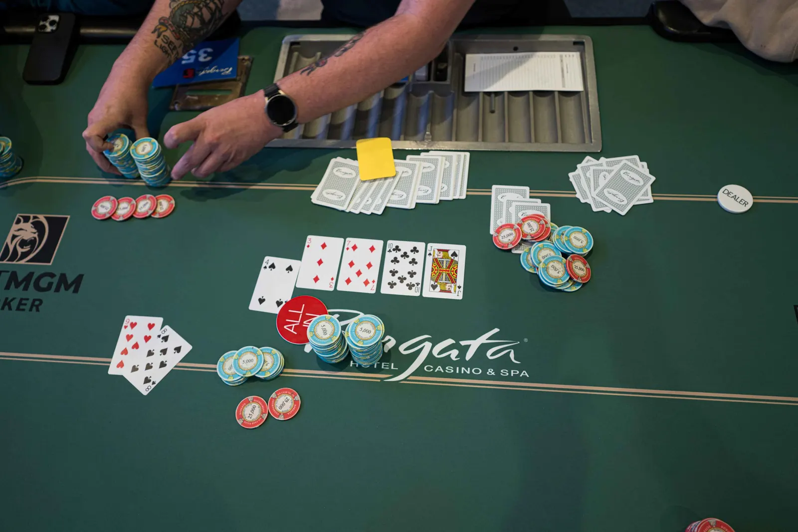 Mesa final del Borgata Summer Poker Open 2026 en el Borgata de Atlantic City