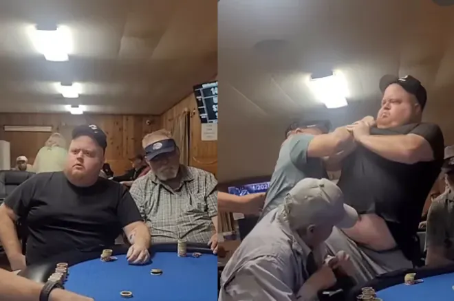 Pelea entre jugador y dealer en un torneo de $20 en Michigan: el video se vuelve viral
