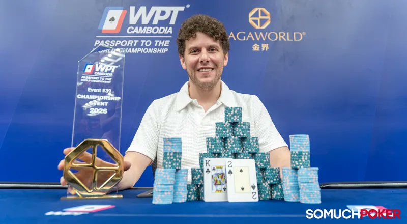 Ari Engel se lleva el título del WPT Cambodia Championship 2026