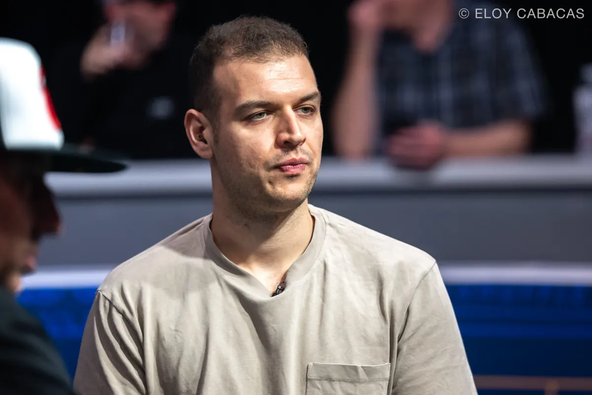 Michael Addamo en la mesa final del GGMillion$ High Roller de GGPoker