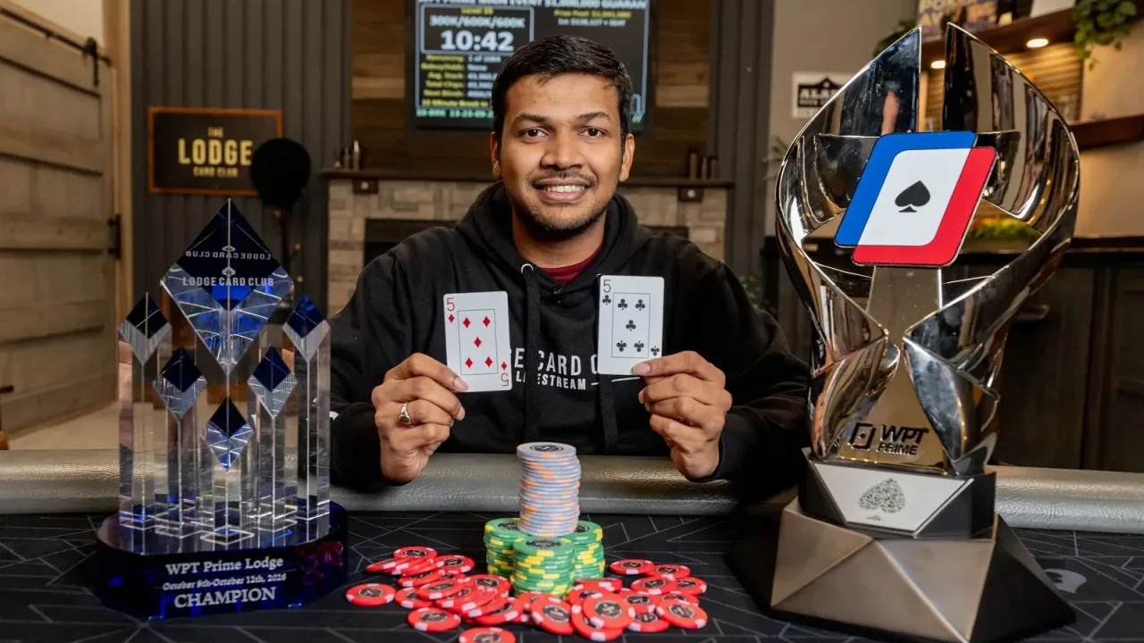 Shrikant Pillamarapu gana el WPT Prime Lodge Championship en Texas tras un heads-up pactado